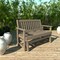 Highwood Usa 4ft Lehigh Gliding Bench Outdoor Furniture for Patio, Backyard, Garden AD-GLBENLH2-WBR - alternate 3